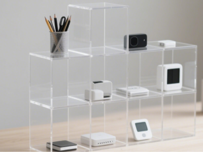 牢固耐候雙在線:聚厲UV無影膠賦能PET展示架穩立商場